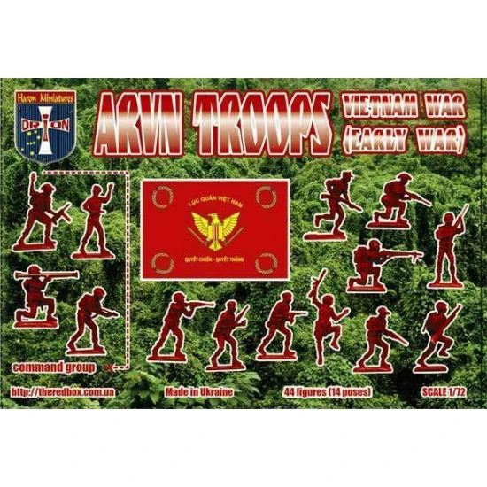 Bundle lot of Orion 72051+72052 Vietnam War ARVN troops late+early war1/72 scale