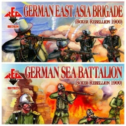 Bundle lot of Red Box German Sea Battalion+East Asia Brigade 72023+72024 1/72