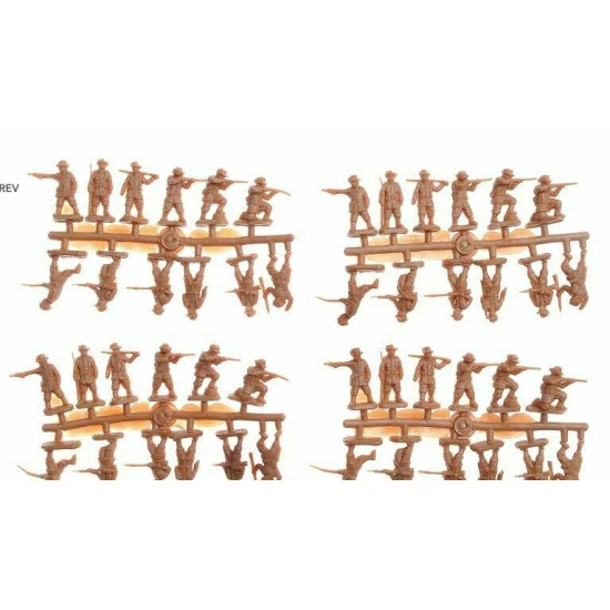 Bundle lot of Red Box German Sea Battalion+East Asia Brigade 72023+72024 1/72