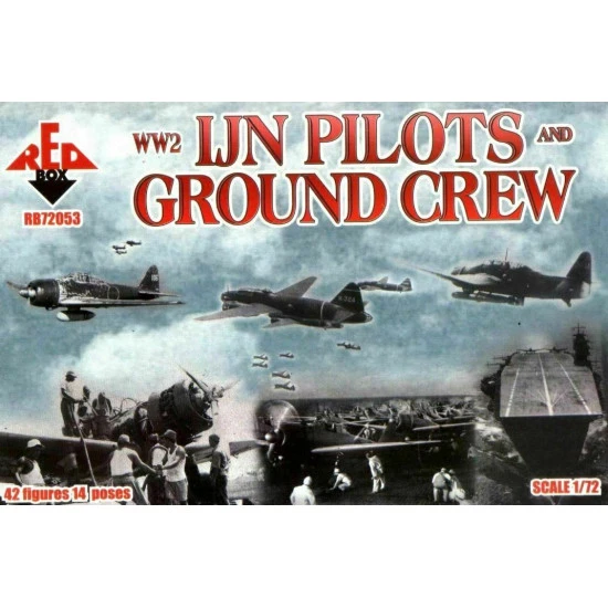 Bundle lot of Red Box WWI Japanese Army+Pilots+Kamikaze 72048+72052+72053 1/72