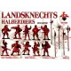 Bundle lot of Red Box Landsknechts 16 Century 72057+72058+72059 1/72 scale