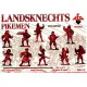 Bundle lot of Red Box Landsknechts 16 Century 72057+72058+72059 1/72 scale