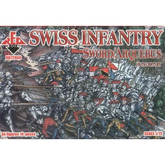 Bundle lot of Red Box Swiss soldiers 4 kits 72060+72061+72062+72065 1/72 scale