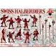 Bundle lot of Red Box Swiss soldiers 4 kits 72060+72061+72062+72065 1/72 scale