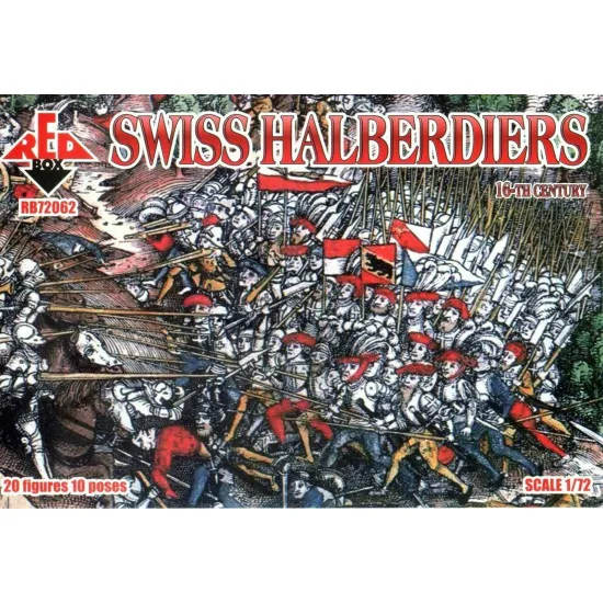 Bundle lot of Red Box Swiss soldiers 4 kits 72060+72061+72062+72065 1/72 scale