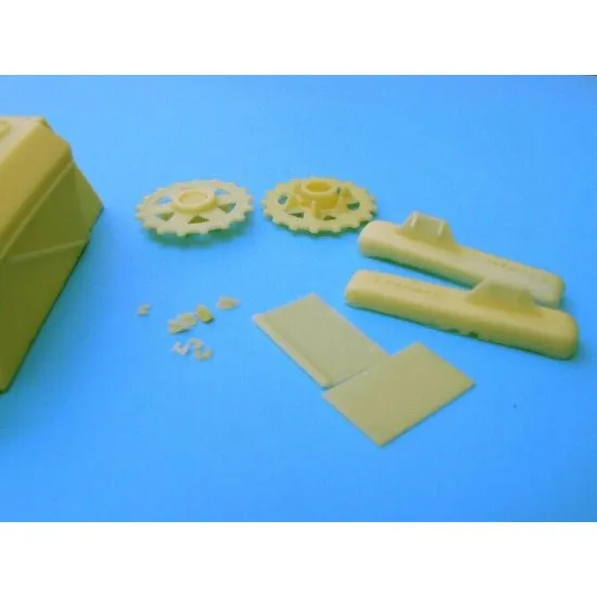 Dnepro Model DM3580 - 1/35 VK 30.02 - Panther V1 Detail set for ICM 35342, WWII