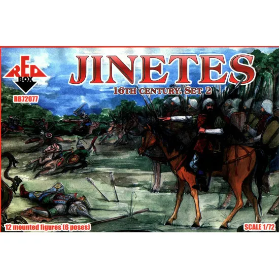 Bundle lot of Red Box Jinetes 16th Century Set 1,2 72076+72077 1/72 scale
