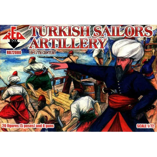 Bundle lot of Red Box Turkish Sailors 16-17 Century 72078+72079+72080 1/72 scale