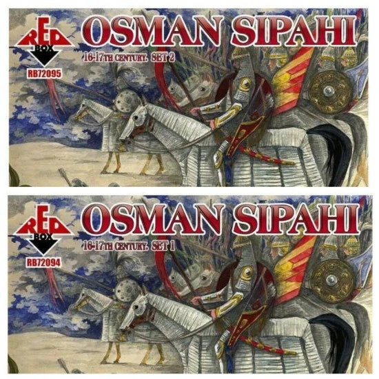 Bundle lot of Red Box Osman Sipahi XVI-XVII Set 1,2 72094+72095 1/72 scale