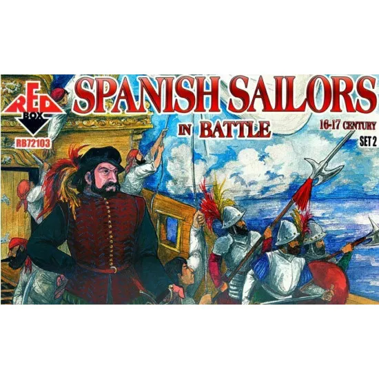 Bundle lot of Red Box Spanish Sailors Set 1,2,3 72102+72103+72104 1/72 Scale