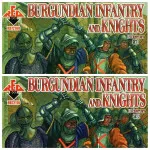 Bundle lot of Red Box Burgundian Infantry XV cent Set 1,2 72109+72110 1/72 scale