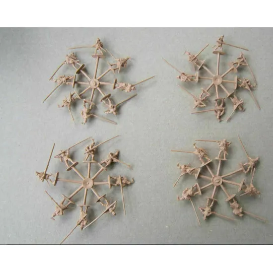 Bundle lot of Red Box Burgundian Infantry XV cent Set 1,2 72109+72110 1/72 scale