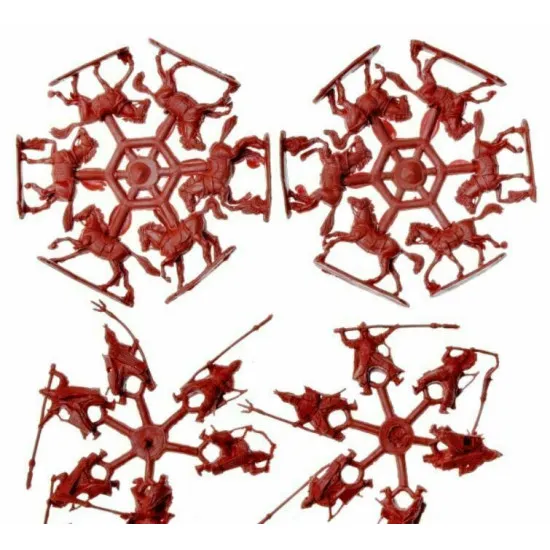 Bundle lot of Red Box Korean Heavy Cavalry XVI-XVII 72120+72121+72122 1/72 scale