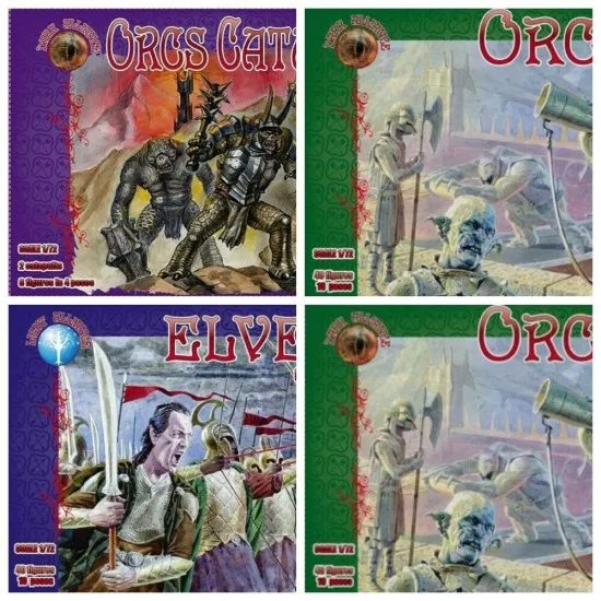 Bundle lot of Alliance Orcs Catapult Set1,2,3 72001+72002+72003+72034 1/72 scale