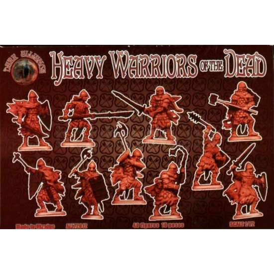 Bundle lot of Alliance Heavy + Light Warriors Of The Dead 72011+72012 1/72 scale