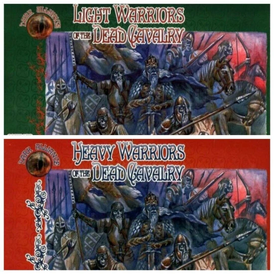 Bundle lot of Alliance Heavy + Light Warriors Of The Dead 72013+72014 1/72 scale