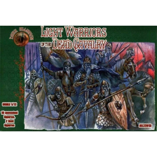 Bundle lot of Alliance Heavy + Light Warriors Of The Dead 72013+72014 1/72 scale