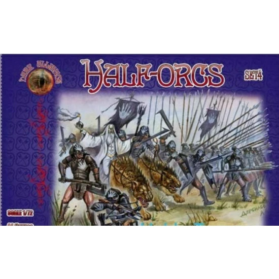 Bundle lot of Alliance Half-Orcs Set 1,2,3,4 72015+72016+72017+72022 1/72 scale