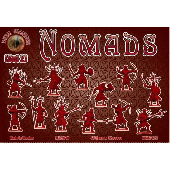 Bundle lot of Alliance Nomads Set 1,2 plastic figures 72048+72049 1/72 scale