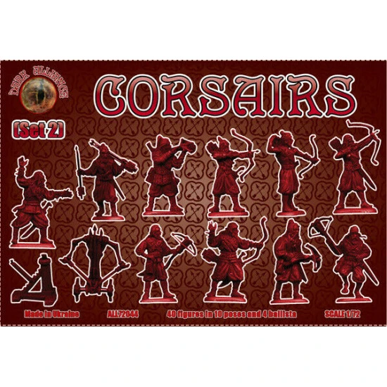 Bundle lot of Alliance Corsairs Set 1,2 plastic figures 72043+72044 1/72 scale