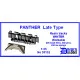 Dnepro Model DM35132 1/35 Panther Late type Workable resin track Winter model
