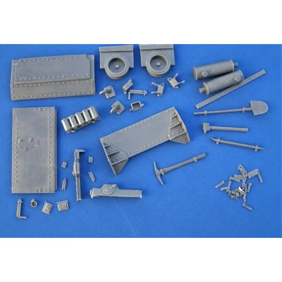 Dnepro Model DM1604 - 1/16, 41M Turan II Vezer Turan WWII scale model kit