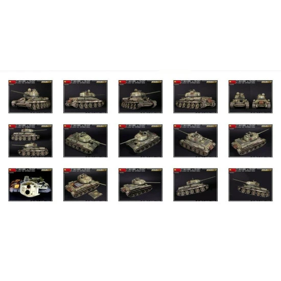 Miniart 35290 - 1/35 - T-34/85 w/D-5T. PLANT 112. SPRING 1944. Interior kit Miniart 35290 - 1/35 - T-34/85 w/D-5T. PLANT 112. SPRING 1944. Interior kit