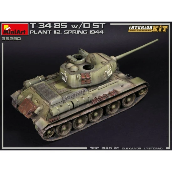 Miniart 35290 - 1/35 - T-34/85 w/D-5T. PLANT 112. SPRING 1944. Interior kit Miniart 35290 - 1/35 - T-34/85 w/D-5T. PLANT 112. SPRING 1944. Interior kit