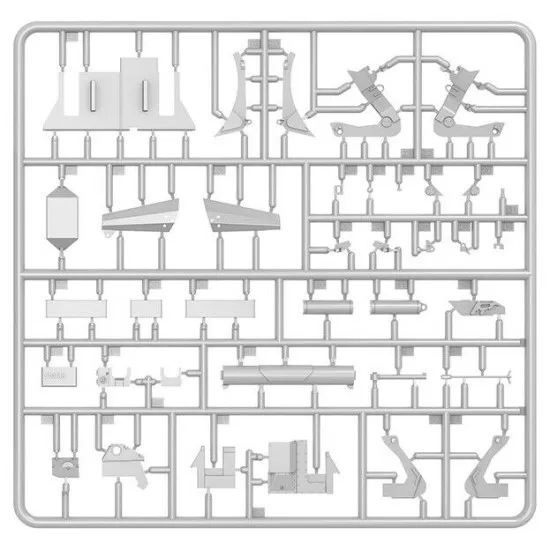 Miniart 37030 - 1/35 - IDF DOZER BLADE for T-55. Plastic model kit
