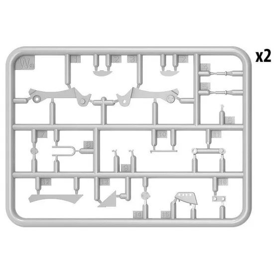 Miniart 37030 - 1/35 - IDF DOZER BLADE for T-55. Plastic model kit