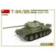 Miniart 37069 - 1/35 - T-34/85 CZECHOSLOVAK PROD. EARLY TYPE. INTERIOR KIT