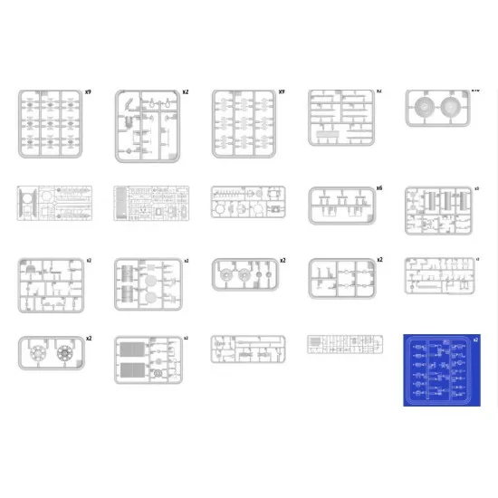 Miniart 37069 - 1/35 - T-34/85 CZECHOSLOVAK PROD. EARLY TYPE. INTERIOR KIT