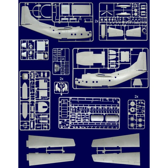 Roden 057 - 1/72 - Fairchild C-123K/UC-123K American special purpose aircraft