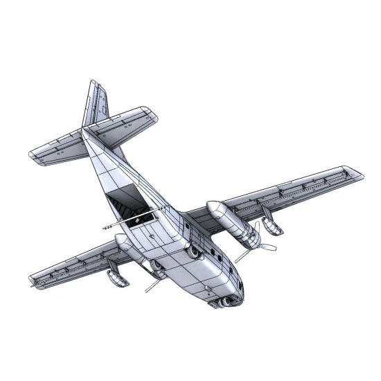 Roden 057 - 1/72 - Fairchild C-123K/UC-123K American special purpose aircraft