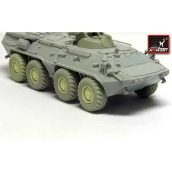 BTR-80A wheels KI-126 type wheels set for Trumpeter kits RESIN 1/72 Armory AC7272