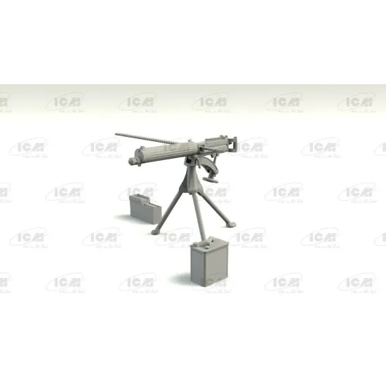 ICM 35712 - 1/35 - British Vickers Machine Gun (Scale model kit)