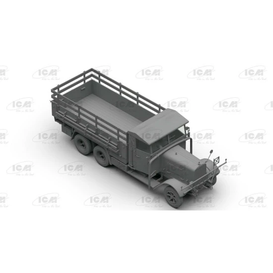 ICM DS3508 - 1/35 - Wehrmacht 3-axle Trucks Henschel 33D1, Krupp L3H163, LG3000