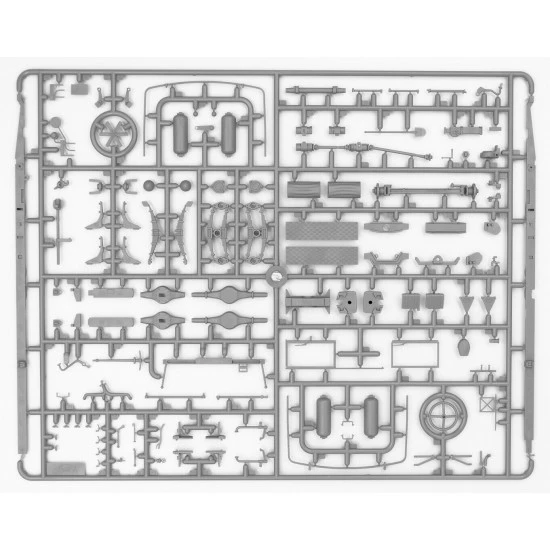 ICM DS3508 - 1/35 - Wehrmacht 3-axle Trucks Henschel 33D1, Krupp L3H163, LG3000