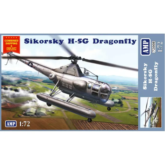 AMP 72008 - 1/72 - Sikorsky H-5G/H-5H Scale plastic model