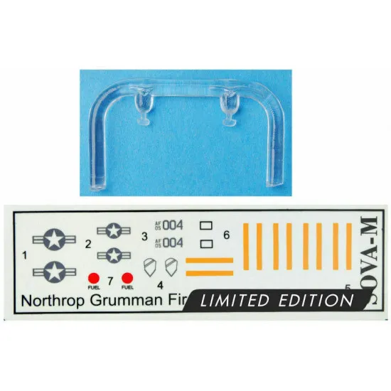 Sova Model SM72003 1/72 - N.Grumman Fireberd UAV scale model kit, Length 143 mm