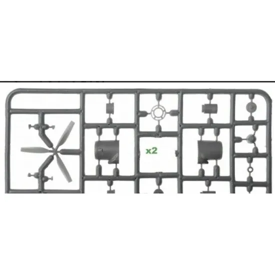 Sova Model SM72008 1/72 - HP-137 Passenger plane, scale model kit, Length 198 mm