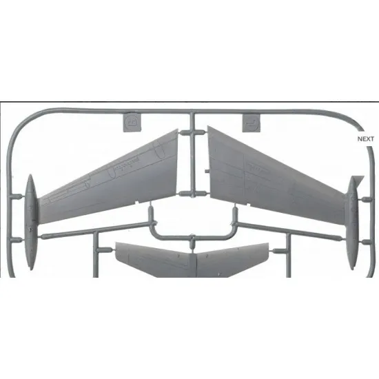 Sova Model SM72014 1/72 - HFB-320ECM Hasa Jet, scale model kit, Length 232 mm