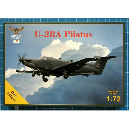 Sova Model SM72016 1/72 - U-28A Single-engine turboprop aircraft scale model kit
