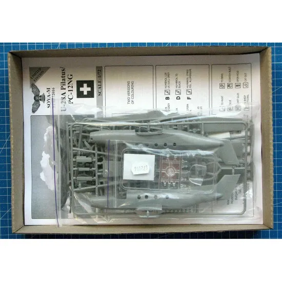 Sova Model SM72016 1/72 - U-28A Single-engine turboprop aircraft scale model kit