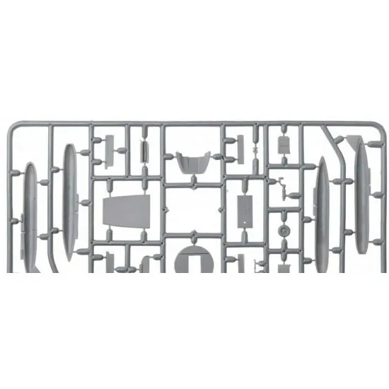 Sova Model SM72019 1/72 - Learjet 35 N541PA scale model kit, Length 205 mm