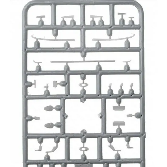 Sova Model SM72019 1/72 - Learjet 35 N541PA scale model kit, Length 205 mm