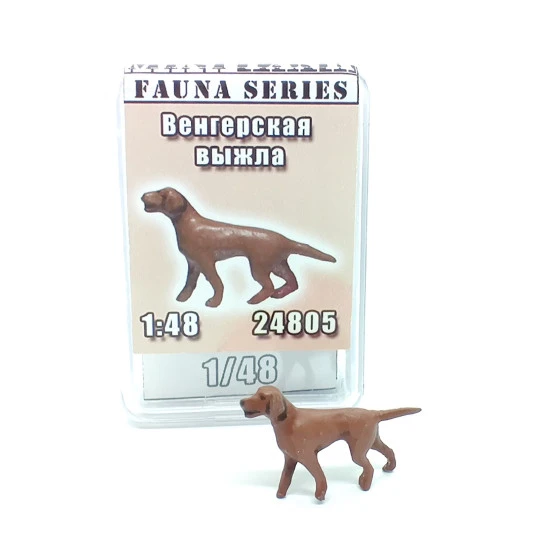 Mini Tank 24805 - 1/35 - Dog Hungarian vizsla. Painted figure, painted animal