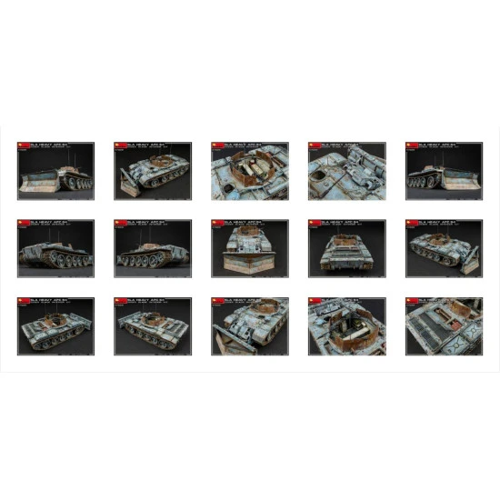 Miniart 37028 - 1/35 - SLA APC T-54 w/DOZER BLADE. INTERIOR KIT 177 mm