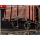 Miniart 39002- 1/35 - RUSSIAN IMPERIAL RAILWAY COVERED WAGON 182 mm