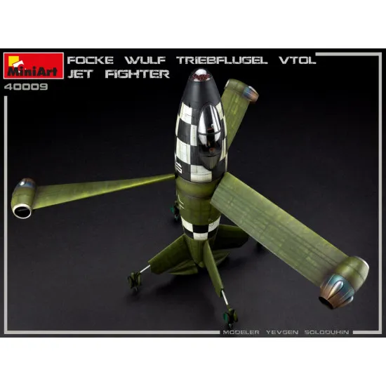 Miniart 40009 - 1/35 - FOCKE WULF TRIEBFLUGEL VTOL JET FIGHTER 261 mm